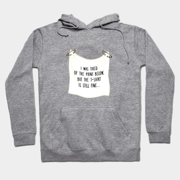 I was tired of the Print below, but the T-Shirt is still Fine Hoodie by Colette